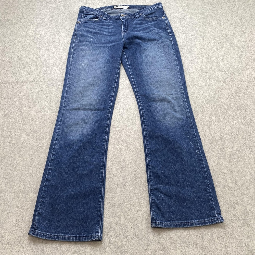 Levi's 529 Curvy Bootcut Jeans Womens 10 (31x29) Blue Stretch *PAINT SPOTS*